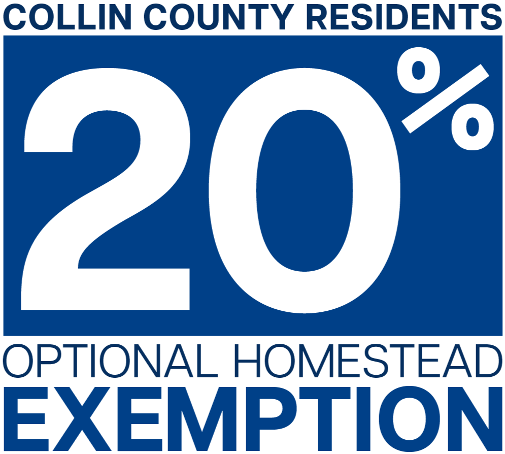 20 Percent Homestead Exemption Graphic