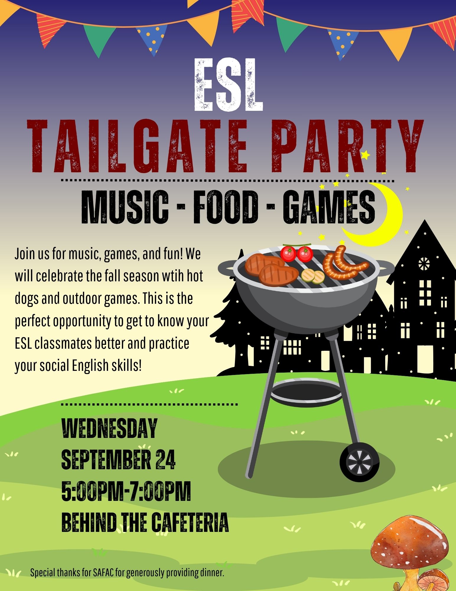 ESL Tailgate Party