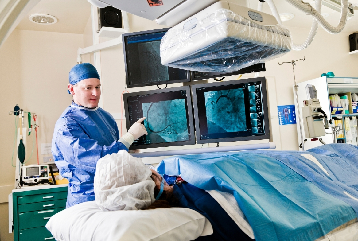 Doctor talking to a patient