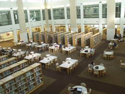 Interior of Frisco Campus Library