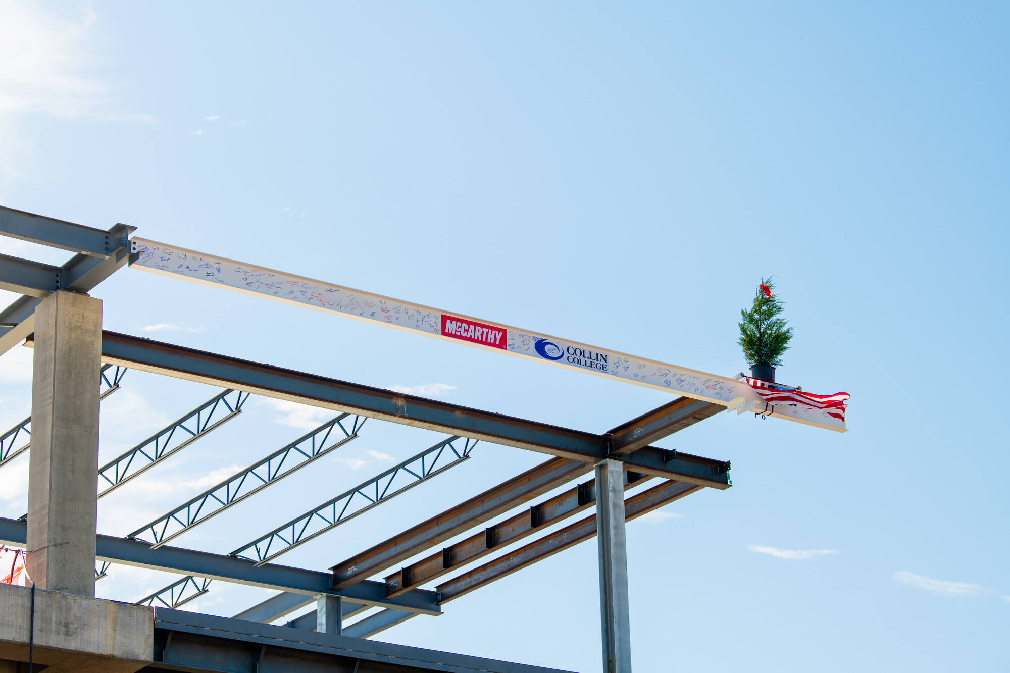 raised building beam