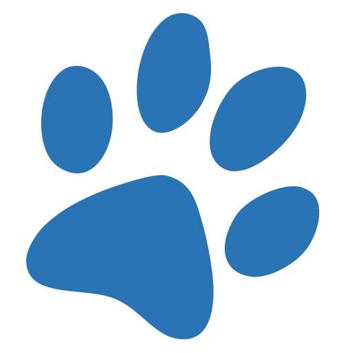 blue paw icon