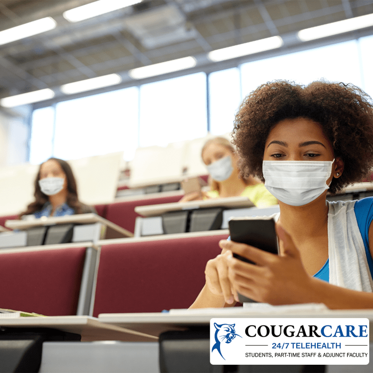 Collin students and part-time staff find CougarCare useful as it provides 24/7 telehealth